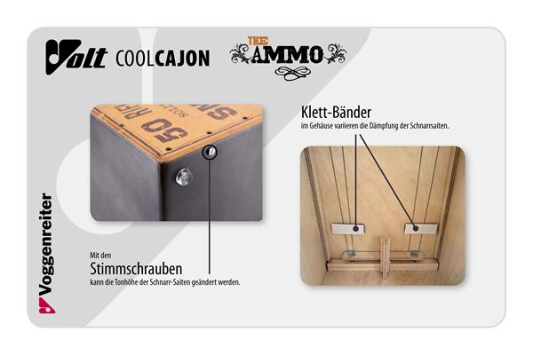 VOLT Cool Cajon 2 "MOTOR OIL, THE BIRCH, THE AMMO" (L)