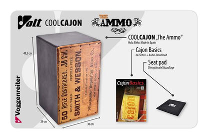 VOLT Cool Cajon 2 "MOTOR OIL, THE BIRCH, THE AMMO" (L)