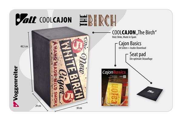 VOLT Cool Cajon 2 "MOTOR OIL, THE BIRCH, THE AMMO" (L)