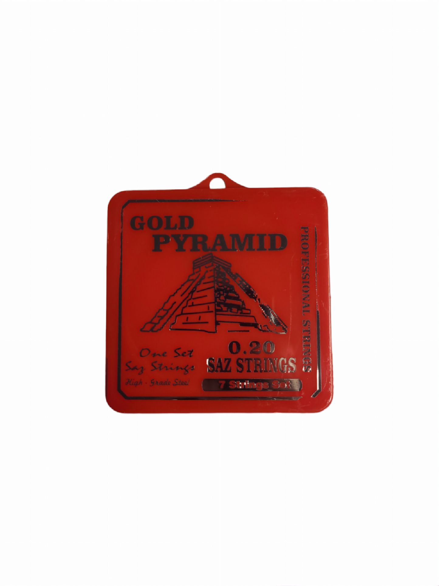 Gold Pyramid High Quality Long Neck Baglama/Saz Strings (7 Strings, 0.20 mm)